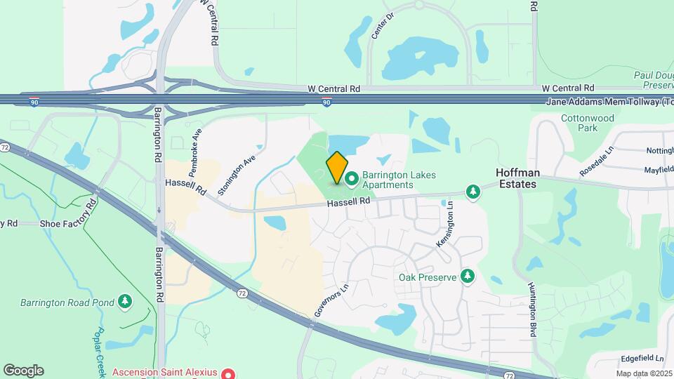 Barrington Lakes Apartments Map and Location Details