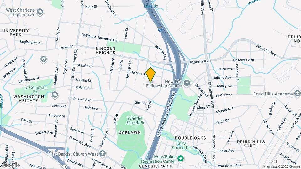 1849 Brownstone St Map and Location Details