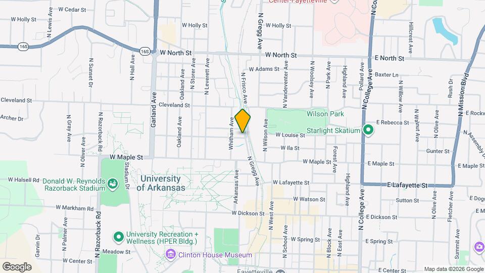 600 W Douglas St Map and Location Details