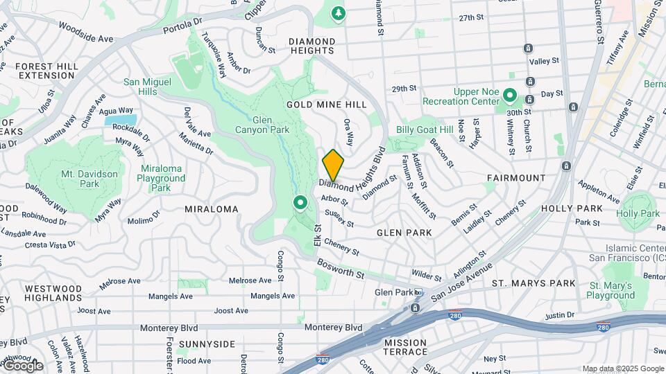 Glenridge Apartments Map and Location Details