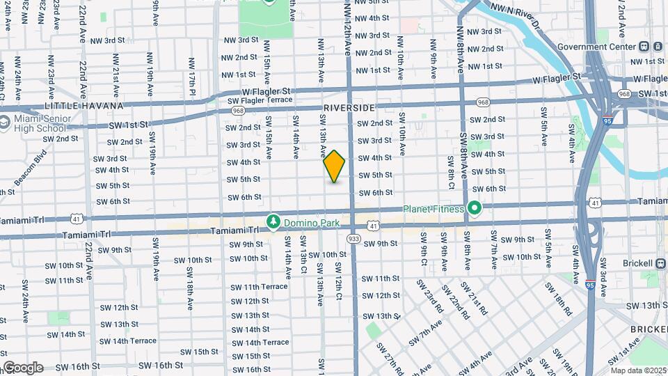 1255 SW 6 Street Mapa y Detalles de la Ubicación