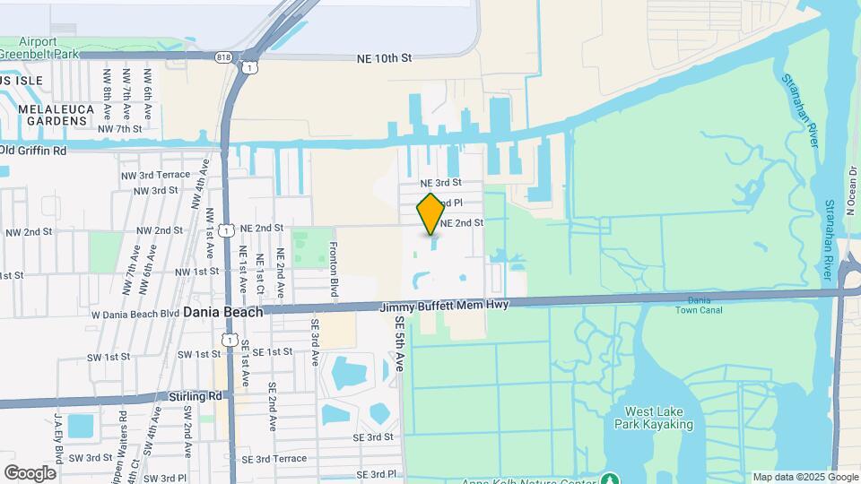 600 NE 2nd St Map and Location Details