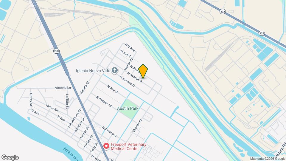 1410 N Avenue R Map and Location Details