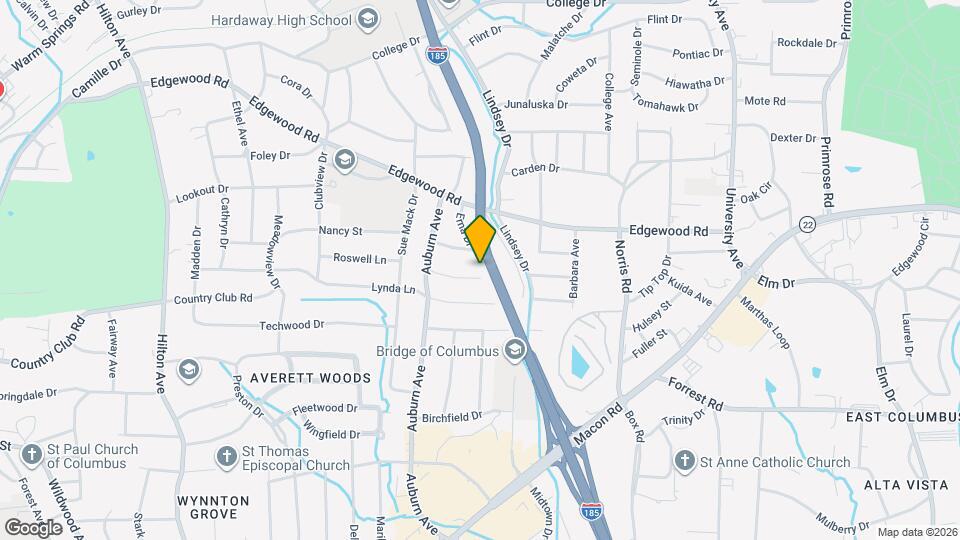2969 Roswell Ln Map and Location Details