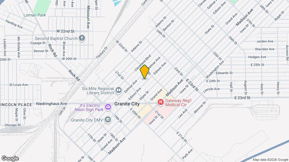 2141-2143 Edison Ave Map and Location Details
