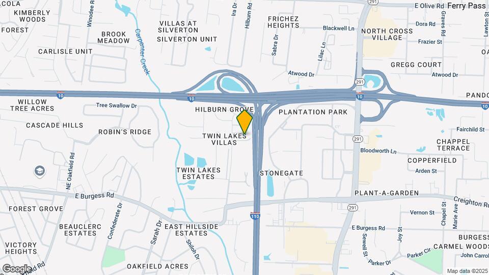 7250 Hilburn Rd Map and Location Details