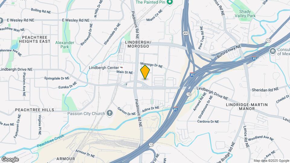 Overture Buckhead South 55+ Apartment Homes Mapa y Detalles de la Ubicación