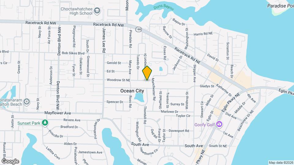 513 Woodrow St NE Map and Location Details