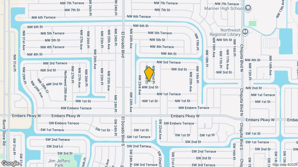 205 NW 22nd Ct Map and Location Details