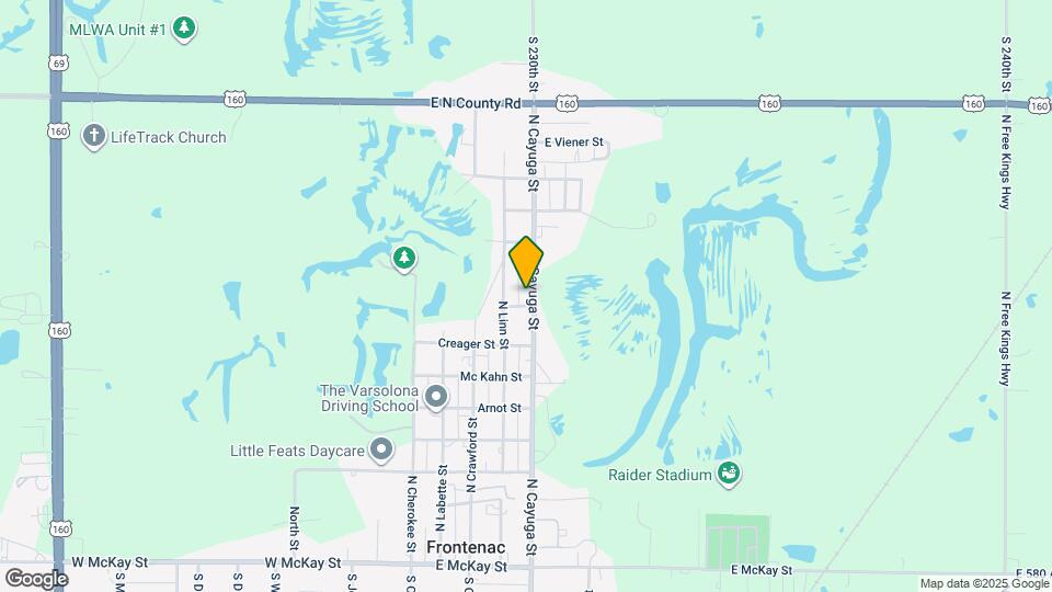 705 N Cayuga St Map and Location Details