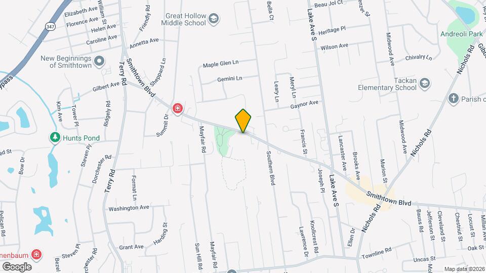 156 Smithtown Blvd, Unit 1A Map and Location Details