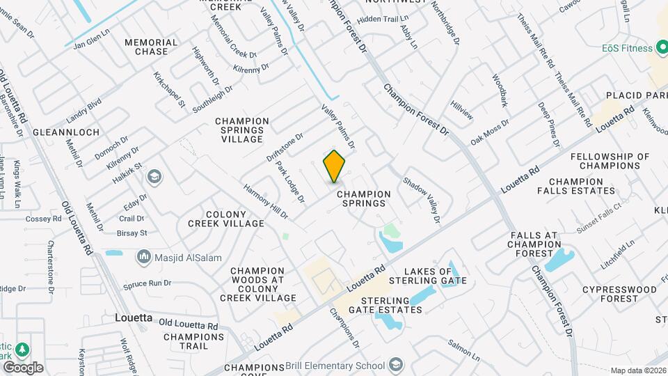 17102 Mountain Crest Dr Map and Location Details