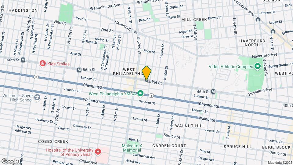 5110-5112 Market St Mapa y Detalles de la Ubicación