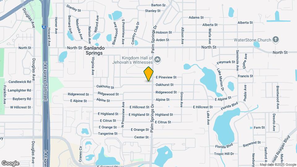 453 Oakhurst St Map and Location Details