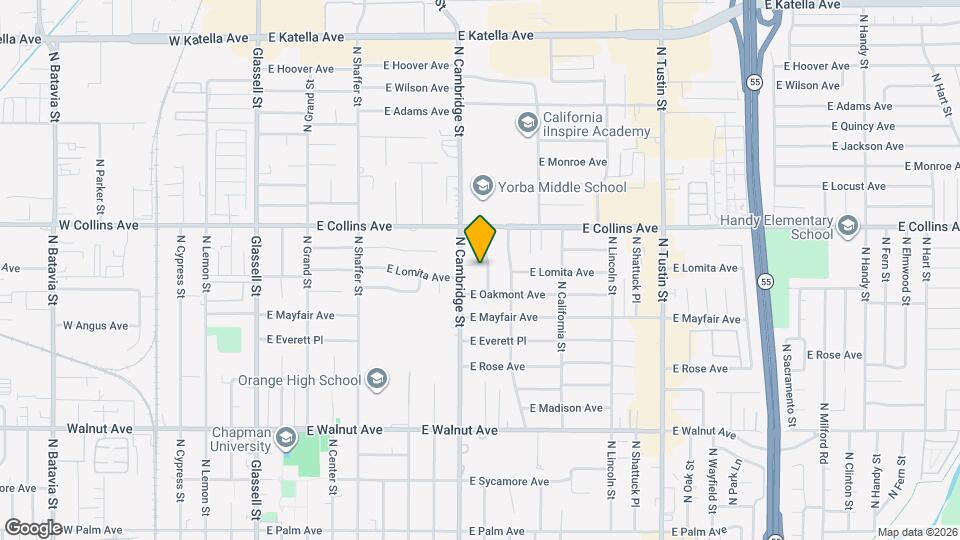 814 N Waverly St Map and Location Details