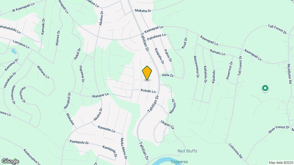 114 N Kanaio Dr Map and Location Details