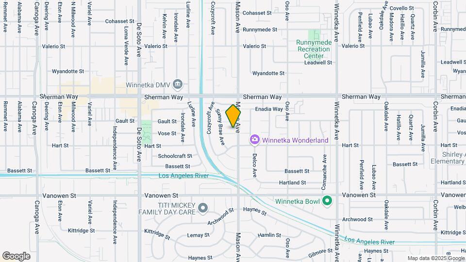 20509 Vose St Map and Location Details
