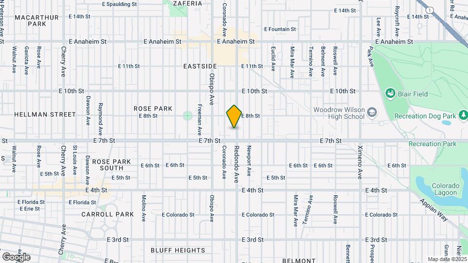 735 Redondo Ave Mapa y Detalles de la Ubicación
