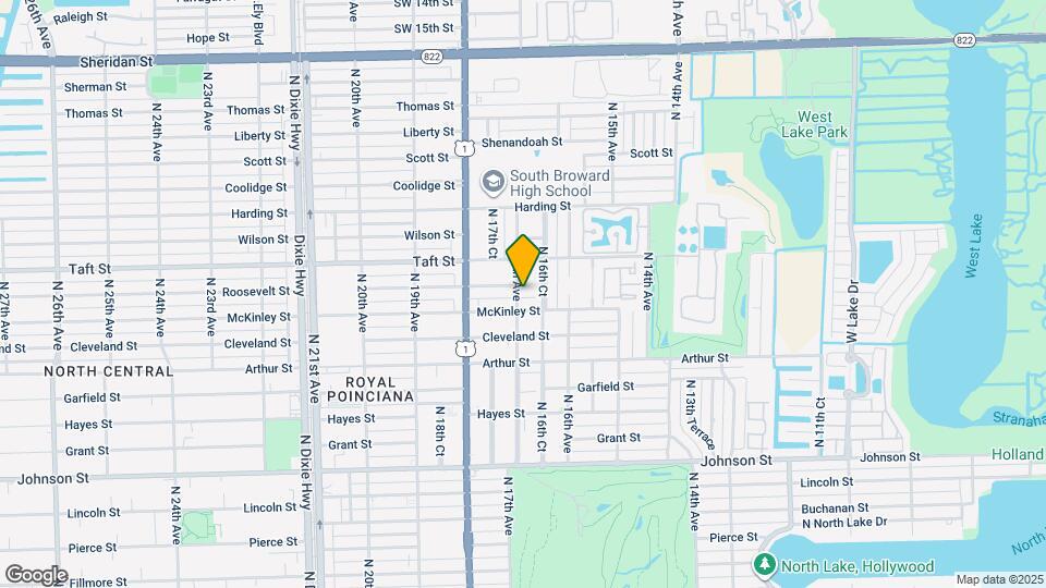 1509 N 17th Ave Map and Location Details