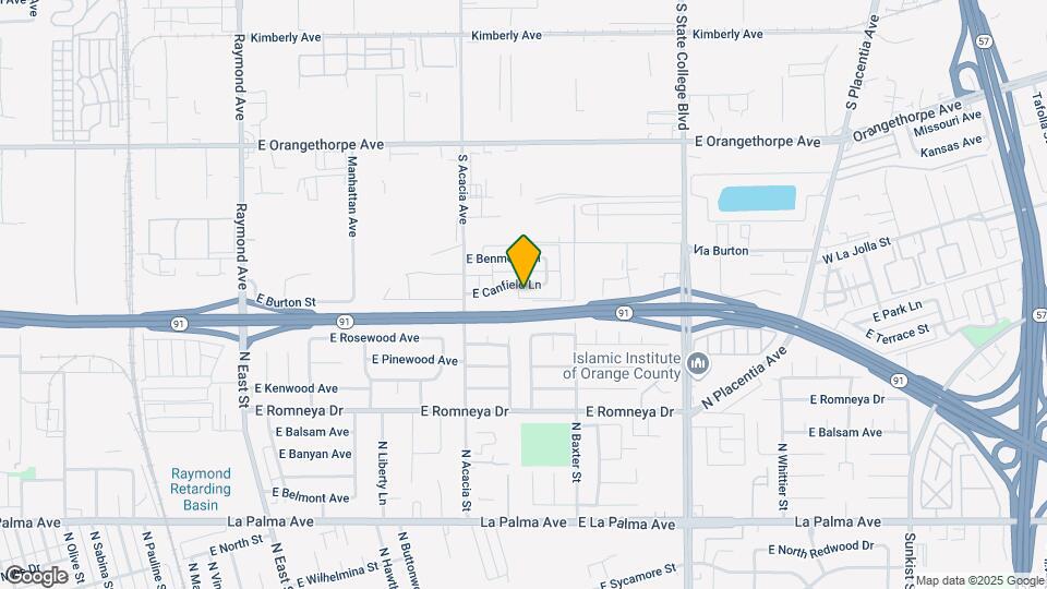 1554 E Canfield Ln Mapa y Detalles de la Ubicación