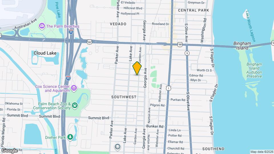 4605 Garden Ave Map and Location Details