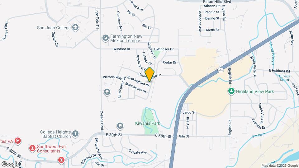 3922 Buckingham St Map and Location Details