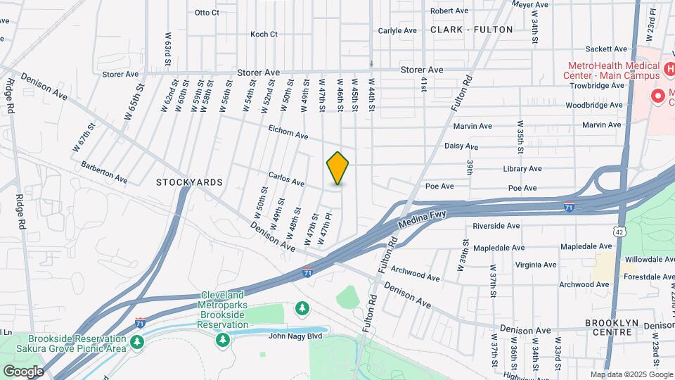 3574 W 46th St Map and Location Details