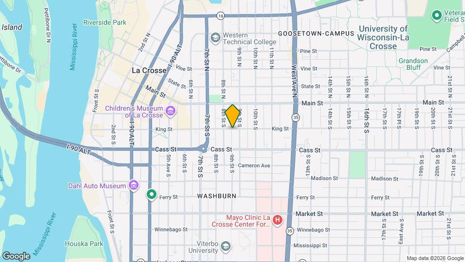 816 King St Map and Location Details