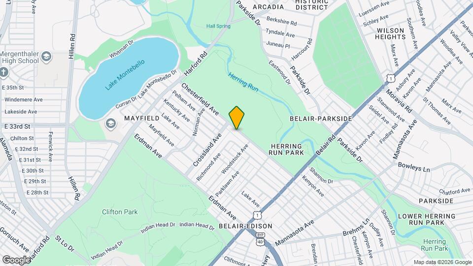 2613 Chesterfield Ave Mapa y Detalles de la Ubicación