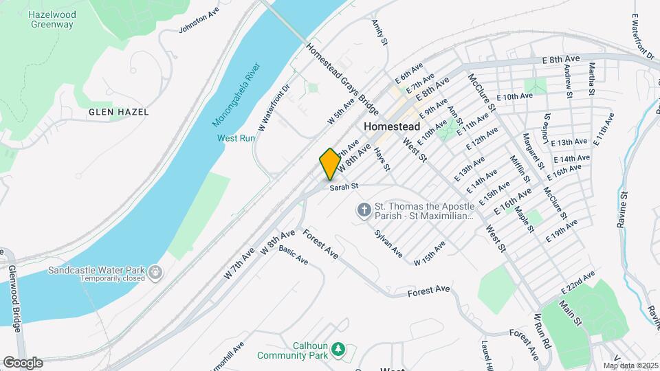 811 Sarah St Map and Location Details