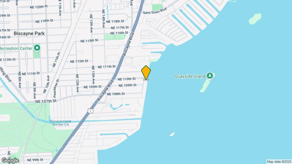 10911 N Bayshore Dr Map and Location Details