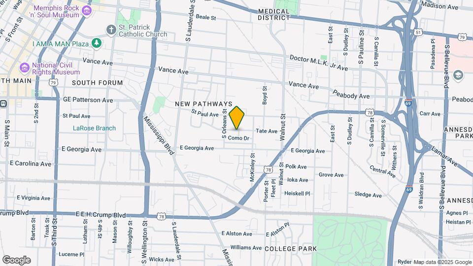 679 Tate Ave Map and Location Details