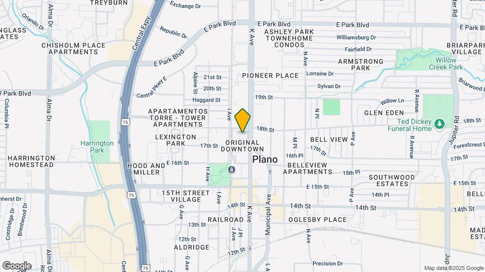 1045 17th St Map and Location Details