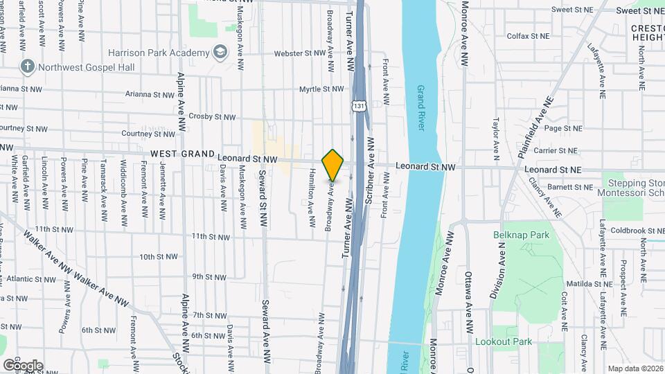 1122 Broadway Ave NW Map and Location Details