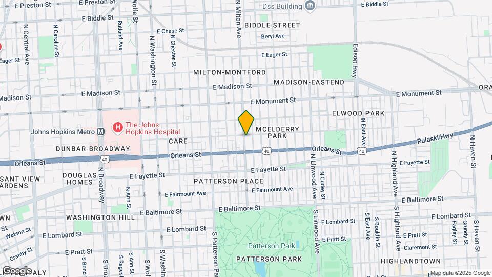 443 N Milton Ave Map and Location Details