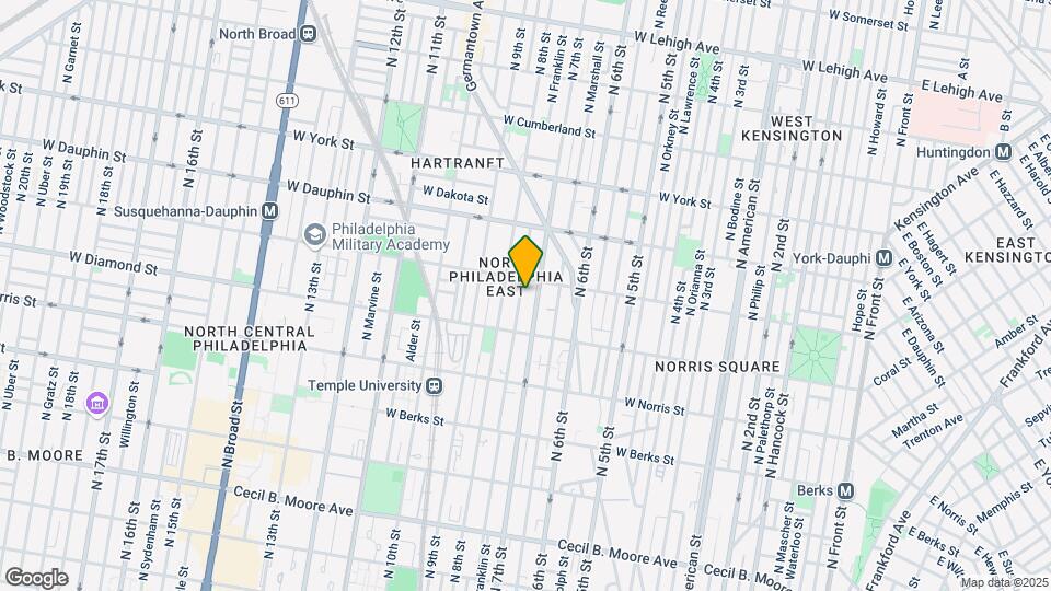 2153 N Franklin St Mapa y Detalles de la Ubicación
