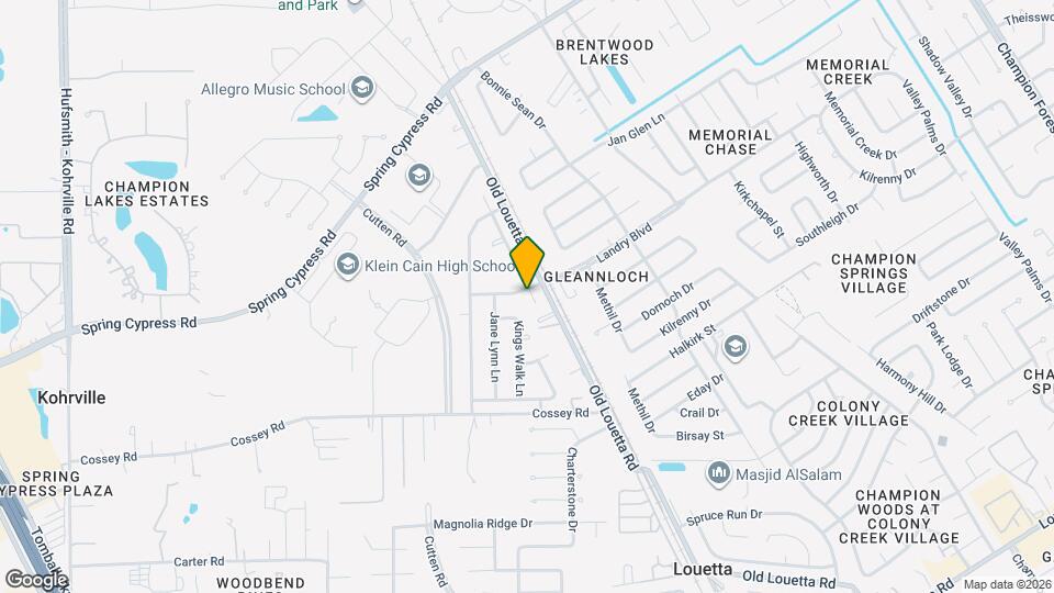 9911 Landry Blvd Map and Location Details