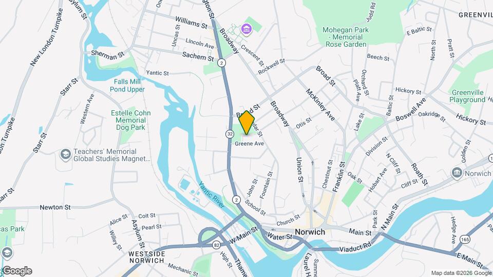 26 Greene Ave Map and Location Details