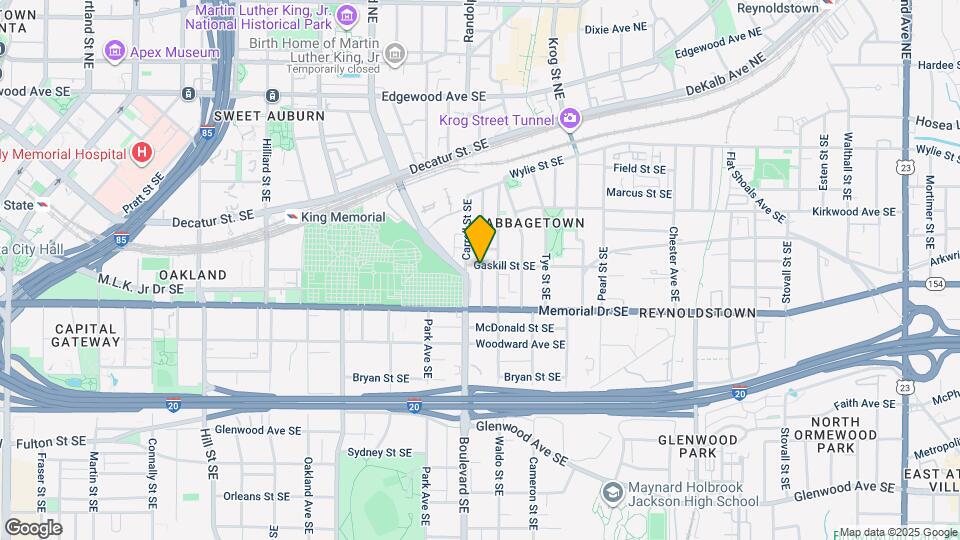 607 Gaskill St SE, Unit B Map and Location Details