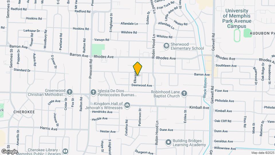 1296 Elkwood St Map and Location Details
