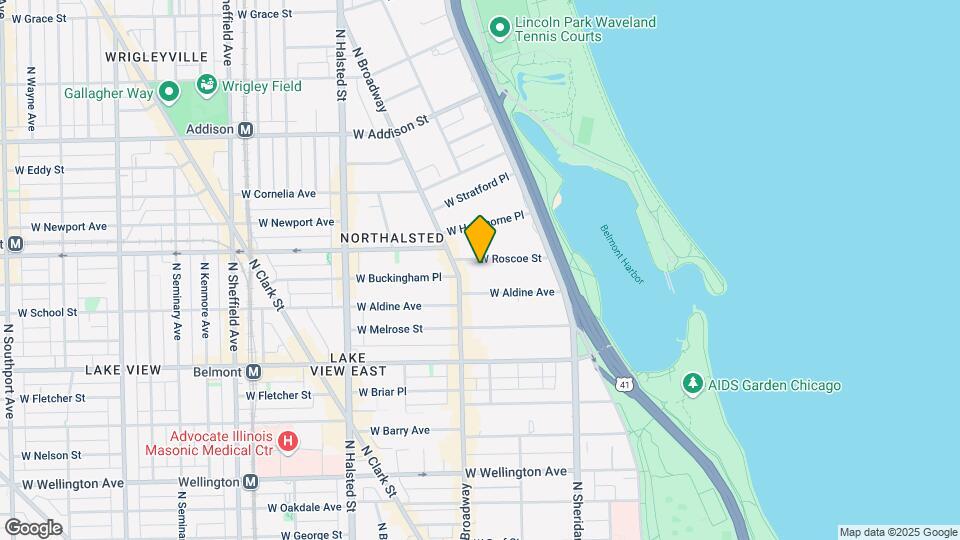541 W Roscoe St, Unit M06B Mapa y Detalles de la Ubicación