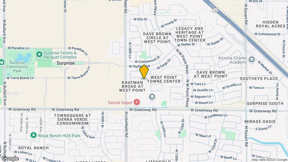 15761 N 138th Ave Map and Location Details
