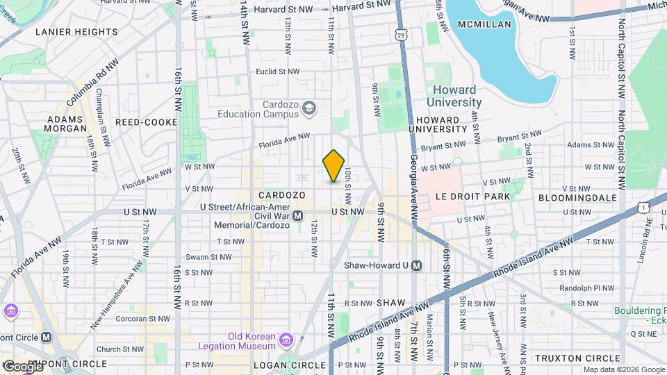 2111 11th St NW Map and Location Details