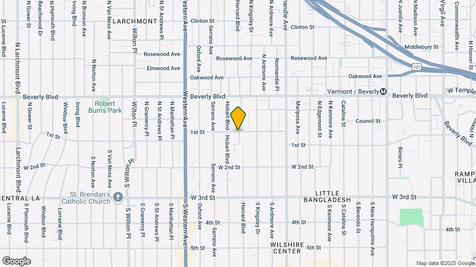 4262 W 1st St, Los Angeles, CA, 90004 Mapa y Detalles de la Ubicación