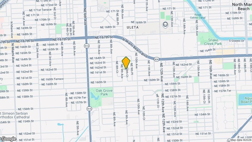 16100 NE 9th Ct Map and Location Details