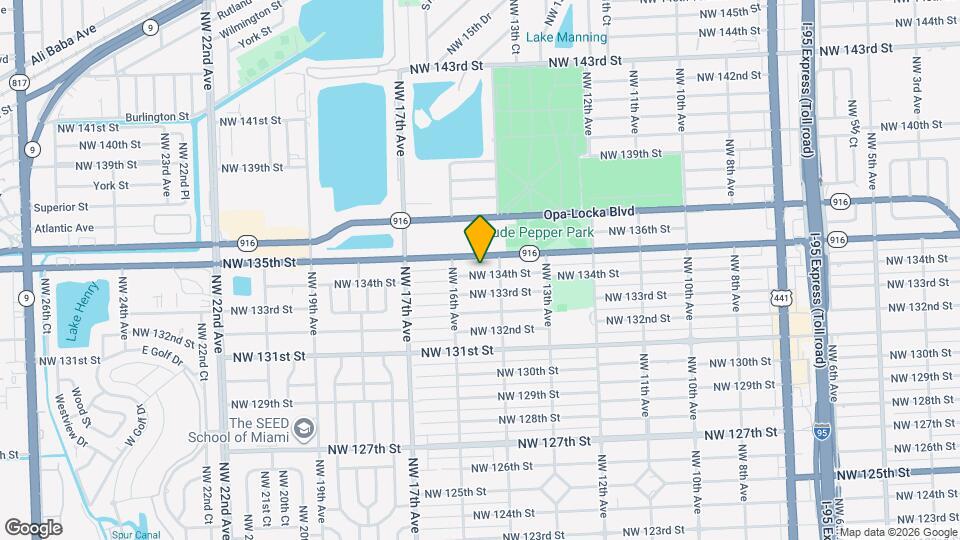 1531 NW 134th St Map and Location Details