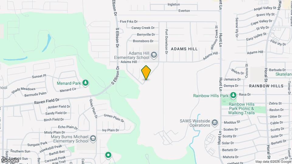 2162 Mossy Creek Dr Map and Location Details