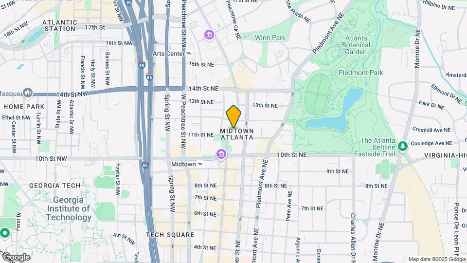1065 Midtown Map and Location Details