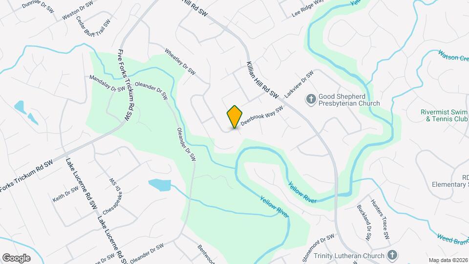 4122 Deerbrook Way SW Mapa y Detalles de la Ubicación
