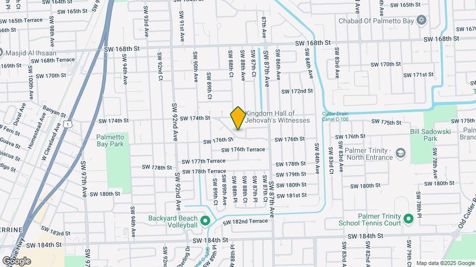 8821 SW 176th St Map and Location Details